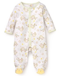 Sometimes sleepy and sometimes wide-eyed - just like baby - the adorable owls on this footie will keep baby company while they (hopefully) sleep through the night. Sometimes sleepy and sometimes wide-eyed - just like baby - the adorable owls on this footie will keep baby company while they (hopefully) sleep through the night.