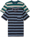 Stripes never go out of style, that's why this Voclom tee is a timeless addition to your shirt collection.