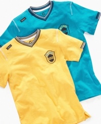 Get in the game! Put him in this sporty t-shirt from Akademiks to make him feel like part of the team. Get in the game! Put him in this sporty t-shirt from Akademiks to make him feel like part of the team.