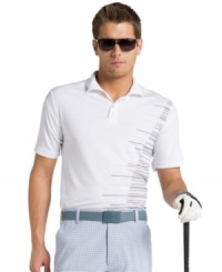 Avoid a mulligan! Get great golf style right the first time with this Izod shirt featuring moisture wicking and UPF 15 protection. Avoid a mulligan! Get great golf style right the first time with this Izod shirt featuring moisture wicking and UPF 15 protection.