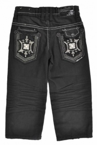 Akademiks Toddler Boys Dark Black Jeans Pant Akademiks Toddler Boys Dark Black Jeans Pant