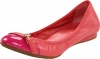 Cole Haan Women's Air Reesa Ballet Flat,Shrimp/Beet,8 C US