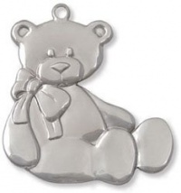 Baby Gund Sterling Silver My 1st Teddy Ornament Baby Gund Sterling Silver My 1st Teddy Ornament