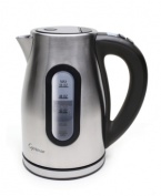 Don't get watered down. Convenience lies in 11 variable settings from 110º to 212º, which bring water to a boil in no time at all. Easy-access controls on the slip-free handle and the 360º swivel cord-free design of this fast-action kettle make you a richer pourer every time. Model 276.04.