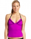 Speedo Women's Solid Halter Tankini Swimsuit Top