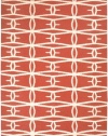 Area Rug 2x3 Rectangle Transitional Coral Color - Surya Fallon Rug from RugPal