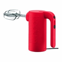 Bodum Bistro Electric 5 Speed Hand Mixer, Red