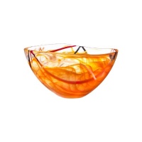 Kosta Boda Contrast Bowl (Medium), Orange Kosta Boda Contrast Bowl (Medium), Orange