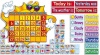 Scholastic Teacher's Friend Super Sunshine! Calendar Bulletin Board (TF3105)