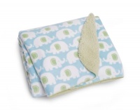 Carter's Velour Sherpa Blanket, Elephants Carter's Velour Sherpa Blanket, Elephants