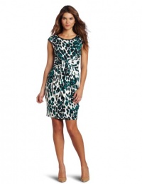 Karen Kane Women's Knot Front Dress, Multi-Colored, X-Large Karen Kane Women's Knot Front Dress, Multi-Colored, X-Large