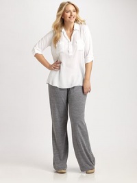 Inspired by a classic, athletic design, these soft, stretch cotton sweatpants will look as good as they feel. Drawstring waistInseam, about 3850% polyester/38% cotton/12% rayonMachine washMade in USA Inspired by a classic, athletic design, these soft, stretch cotton sweatpants will look as good as they feel. Drawstring waistInseam, about 3850% polyester/38% cotton/12% rayonMachine washMade in USA
