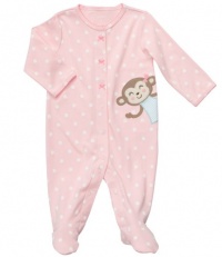 Carters Monkey Snap Up Sleep & Play Carters Monkey Snap Up Sleep & Play