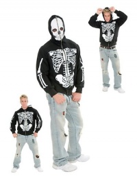 Charades Men's Skeleton Hoodie Charades Men's Skeleton Hoodie