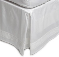 Charisma Bianca King Bedskirt, White Charisma Bianca King Bedskirt, White