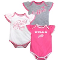 Newborn Buffalo Bills 3 Piece Creeper Set (0/3M - 6/9m) 6-9 Months Newborn Buffalo Bills 3 Piece Creeper Set (0/3M - 6/9m) 6-9 Months