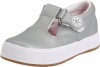 Keds Daphne T-Strap Sneaker (Toddler/Little Kid),Silver,4 M US Toddler
