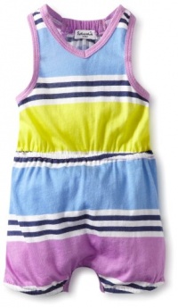 Splendid Littles Baby-girls Newborn Cabana Stripe Romper, Copa, 6-12 Months