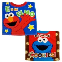 Sesame Street 2 Count Sesame Street Pullover Bib Set, Boy Sesame Street 2 Count Sesame Street Pullover Bib Set, Boy