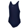 Nike Girls Swimming Swim Swimsuit Costume - Navy Blue - 12yrs