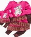 Your living doll will love dressing in her own doll to match her  tunic and leggings from Sweet Heart Rose for Dollie and Me.