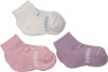 Puma Girls 7-16 3 Pack Quarter Crew Socks,Light Pink/Purple/Blue,7-8.5