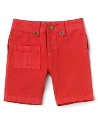 Pearls & Popcorn Infant Boys' Shorts W/ Cargo Pocket 3-36 Months Pearls & Popcorn Infant Boys' Shorts W/ Cargo Pocket 3-36 Months