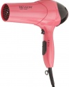 Revlon RV474 1875 Watt Ionic Styler Dryer, Pearlized Pink with Black Spray