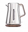 KRUPS BW600 Silver Art Collection 2-Quart Electric Kettle with Stainless Steel Housing, Silver
