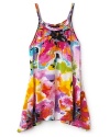 Flowers by Zoe Girls' Watercolor Tunic - Sizes 4-6X