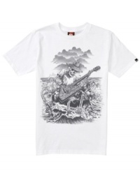 Don't leave him stranded. Throw him a rope to stellar casual style with this graphic t-shirt from Quiksilver. Don't leave him stranded. Throw him a rope to stellar casual style with this graphic t-shirt from Quiksilver.