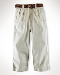 Classic straight-leg pant in cotton chino, washed for softness. Classic straight-leg pant in cotton chino, washed for softness.