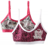 Monster High Girls 7-16 V Neck Crop, Fushia, Small Monster High Girls 7-16 V Neck Crop, Fushia, Small
