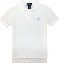Polo Ralph Lauren Toddler Boy's Classic Cotton Polo (4/4T, White) Polo Ralph Lauren Toddler Boy's Classic Cotton Polo (4/4T, White)