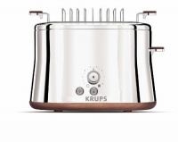 KRUPS KH754 Silver Art Collection 2-Slice Toaster with Bun Warmer and Stainless Steel, Silver KRUPS KH754 Silver Art Collection 2-Slice Toaster with Bun Warmer and Stainless Steel, Silver