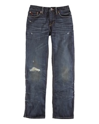A Vintage Slim-Fit Jean is perfect for back-to-school cool with a classic wash and a worn-in look. A Vintage Slim-Fit Jean is perfect for back-to-school cool with a classic wash and a worn-in look.