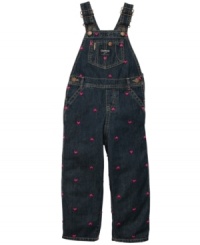 Listen to your heart. She'll be filled with love in these precious overalls from Osh Kosh. Listen to your heart. She'll be filled with love in these precious overalls from Osh Kosh.