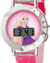 Mattel Kids' BAR005T Barbie Digital Watch And Hair Clips Tin Gift Set Watch