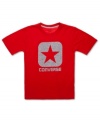A boxed star for your rock star: Converse short-sleeved logo tee.