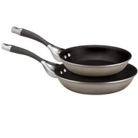Circulon Elite Platinum Hard Anodized Nonstick 8-Inch and 10-Inch Deep Skillets Twin Pack Circulon Elite Platinum Hard Anodized Nonstick 8-Inch and 10-Inch Deep Skillets Twin Pack