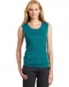 Jones New York Women's Sleeveless Scoop Neck Shell Sweater