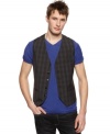 This hip layer from Kenneth Cole Reaction is something you'll want to in-vest in for your casual cool.