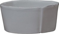 Vietri Lastra Gray Medium Serving Bowl 8.5 in