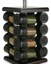 Olde Thompson 16-Jar Espresso Wood Spice Rack