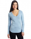 Hurley Juniors Solid Hooded Long Sleeve Tee