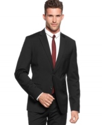 Be presentably polished at your next presentation with this suit jacket from American Rag. Be presentably polished at your next presentation with this suit jacket from American Rag.