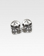 A hint of individuality comes in sterling silver links styled with a unique skull design. From the UnKaged Collection ¾ X ½ Made in USA