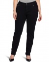 Levi's Women's Plus-Size Mid Rise Skinny Jean, Smooth Black, 18/Medium