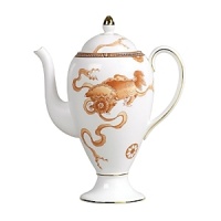 Dynasty, the newest pattern from Wedgwoods Expressive collection is uniquely designed with an archival Chinese Dragon motif and elegant Greek key border. Bone china. Dynasty, the newest pattern from Wedgwoods Expressive collection is uniquely designed with an archival Chinese Dragon motif and elegant Greek key border. Bone china.