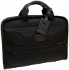 Tumi Alpha Slim Deluxe Portfolio Briefcase,Black,one size